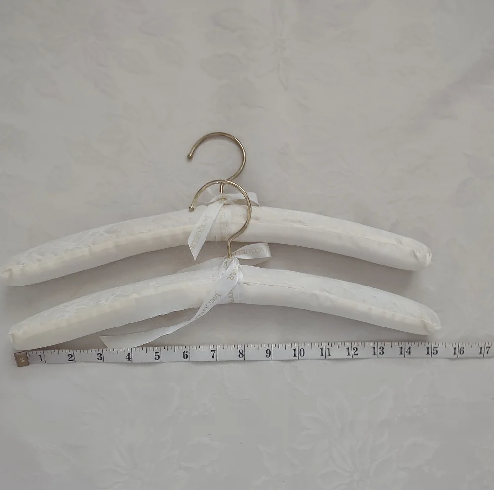 Lace Satin 2 Vintage Padded Hangers